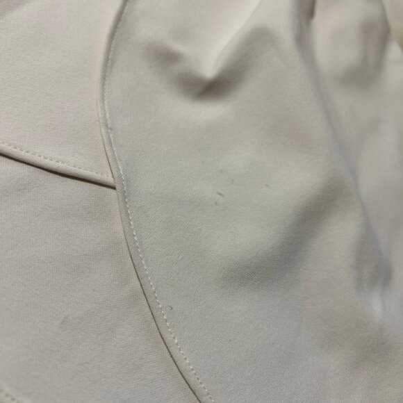 Cinq à Sept Cream Blouse- knotted front - Picture 11 of 15